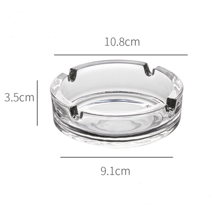 Classic Round Glass Ashtray