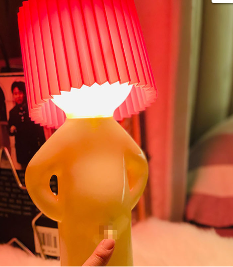 Shy Mr. P Naughty Boy Table Lamp