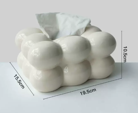 Minimalist Cotton Candy Tissue Box