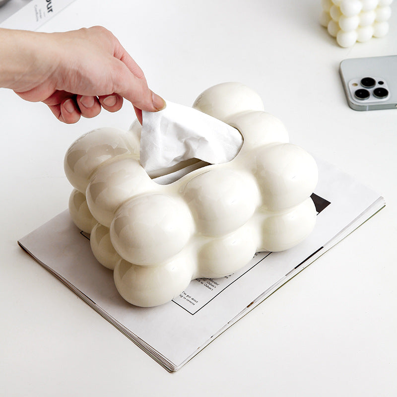 Minimalist Cotton Candy Tissue Box