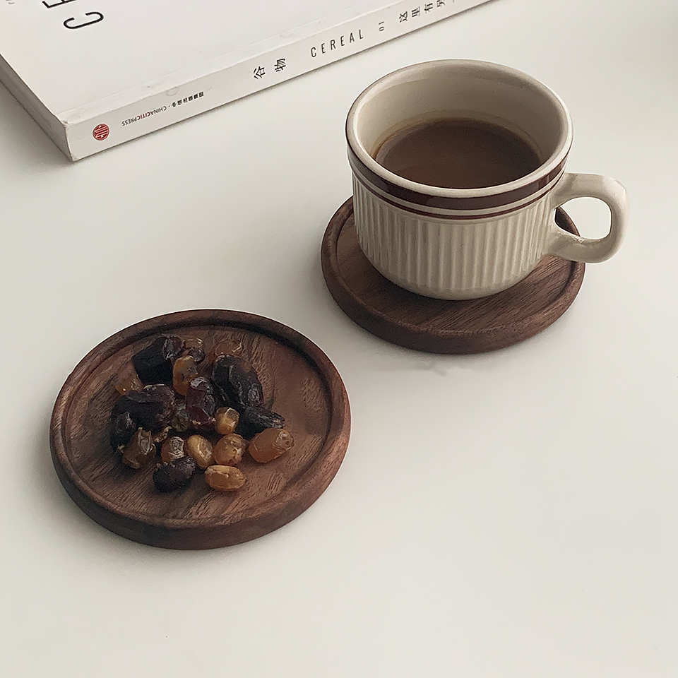 Japanese Walnut Wooden Coaster