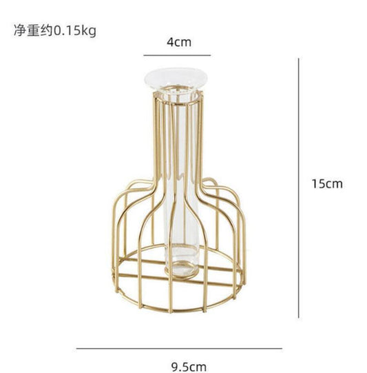 Minimalist Metallic Vase