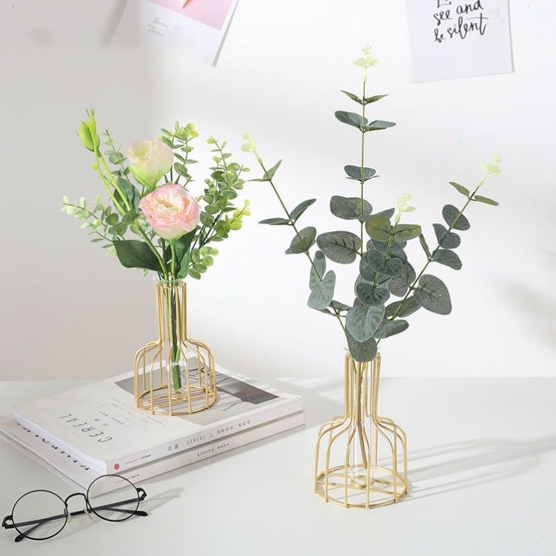 Minimalist Metallic Vase
